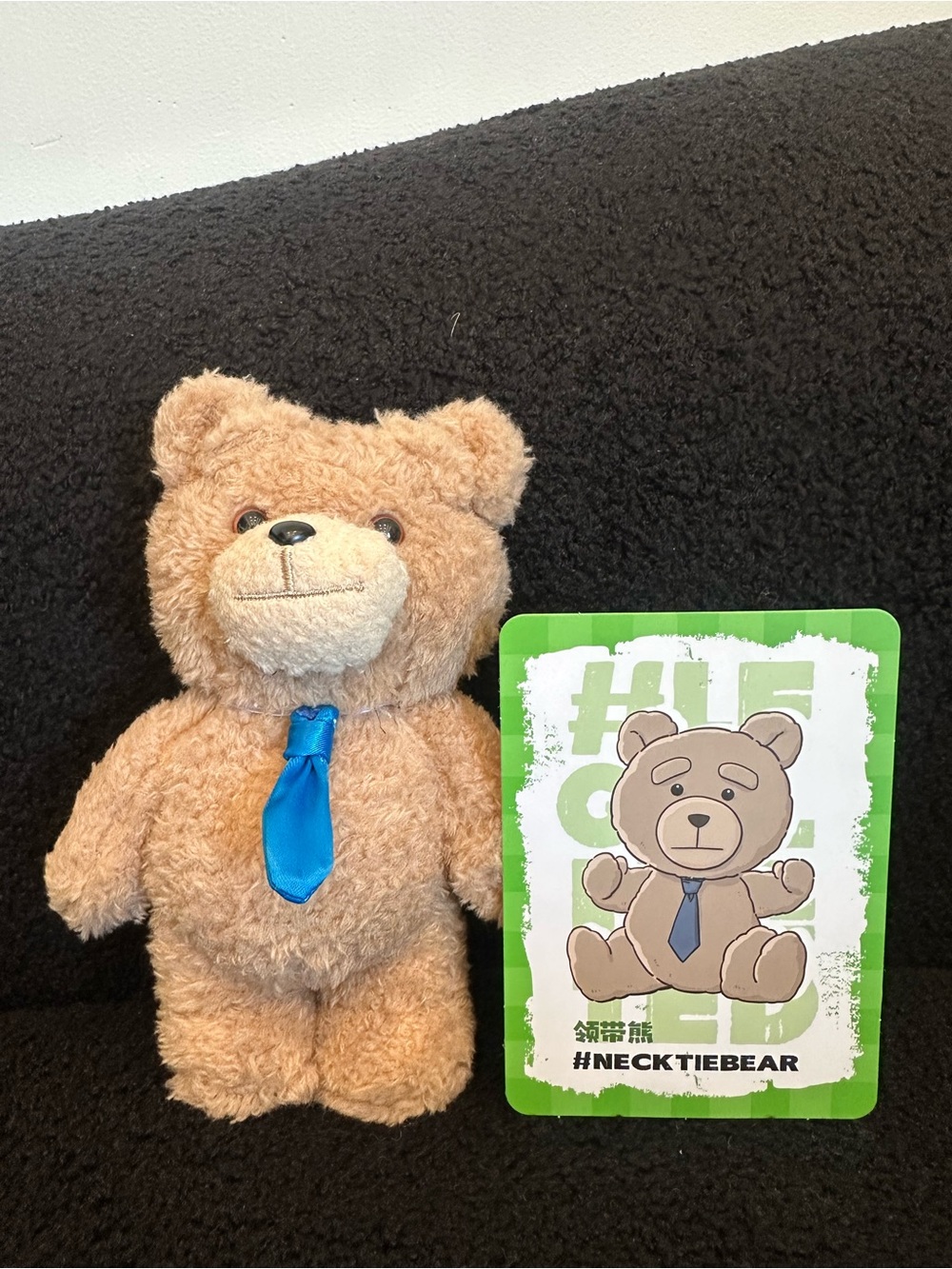 POP MART Ted 2 keychain plushie-Necktie Bear